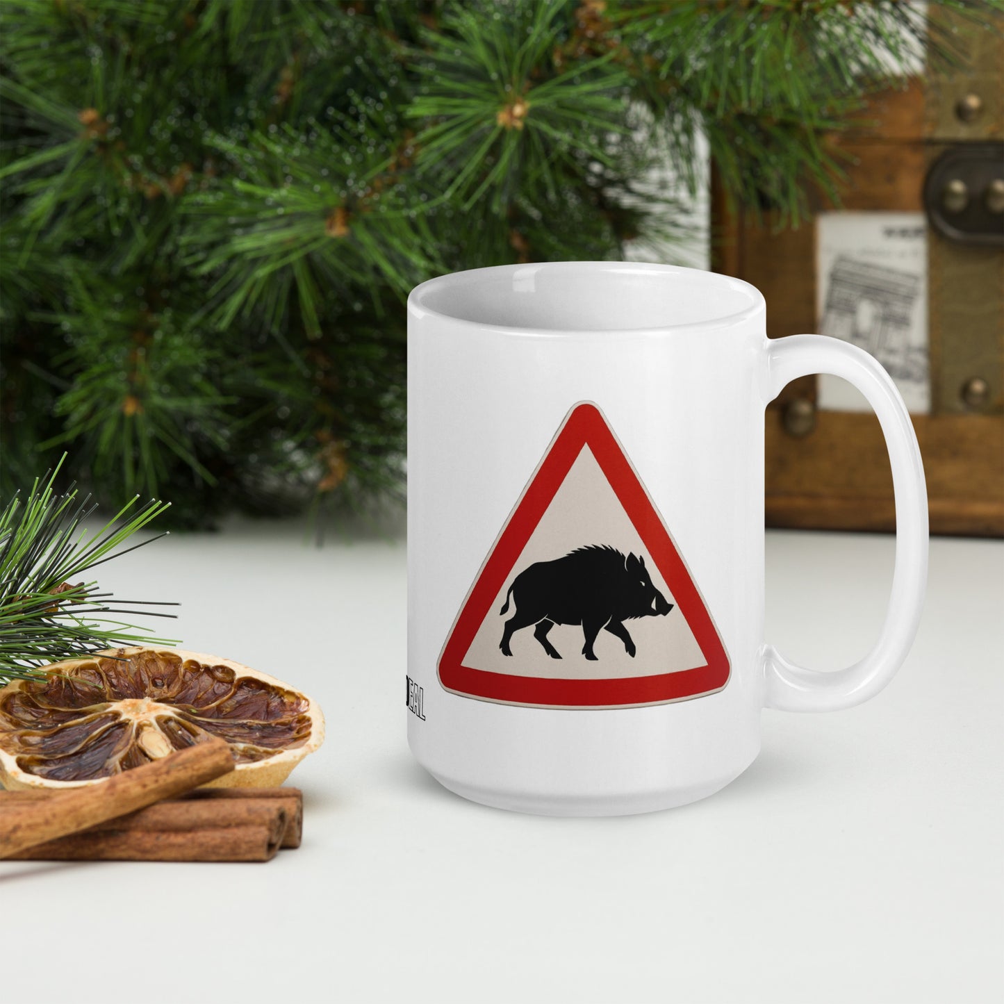 Tasse = "Achtung Wildschwein"