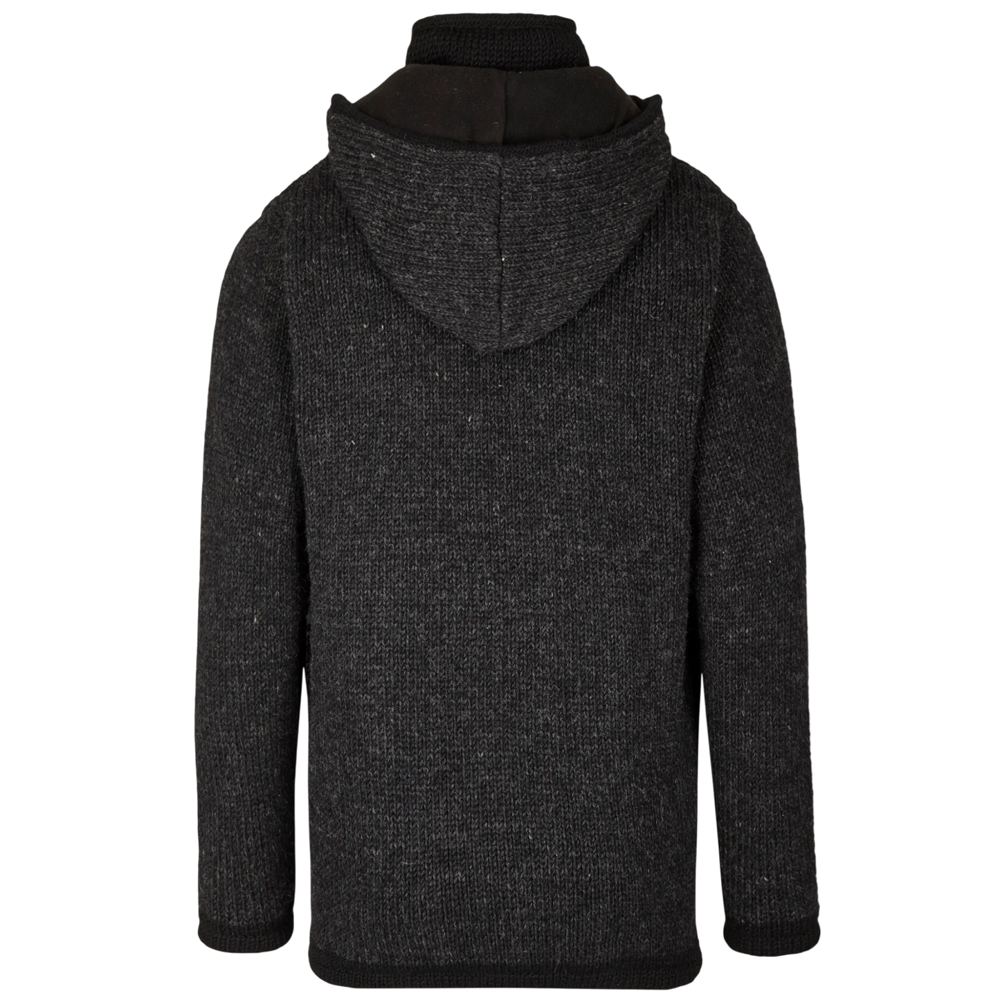 THC Schafwoll Strickjacke 810 anthrazit