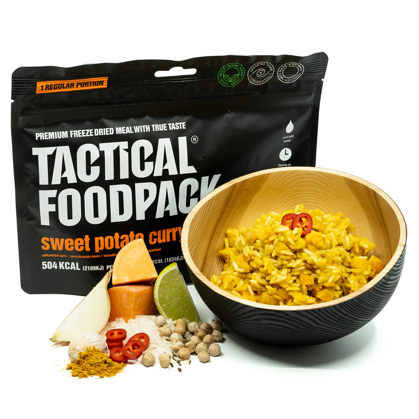 Süßkartoffel-Curry mit Reis